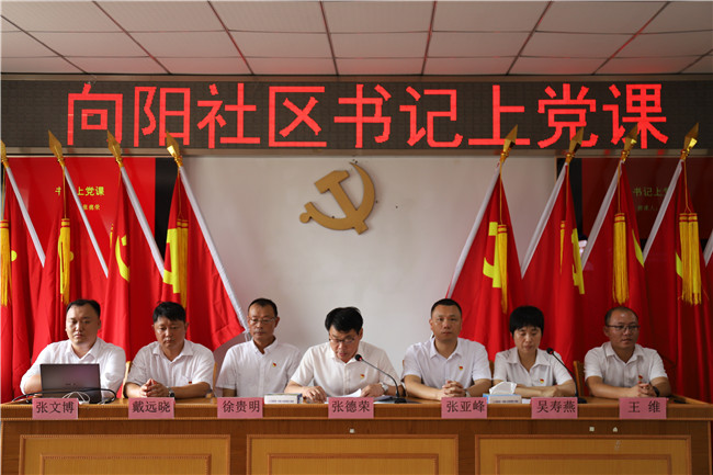 南京江宁谷里街道向阳社区开展庆祝中国共产党成立100周年党员大会